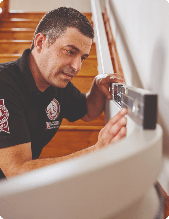 Acorn stairlift installation