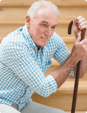 woman caring for senior